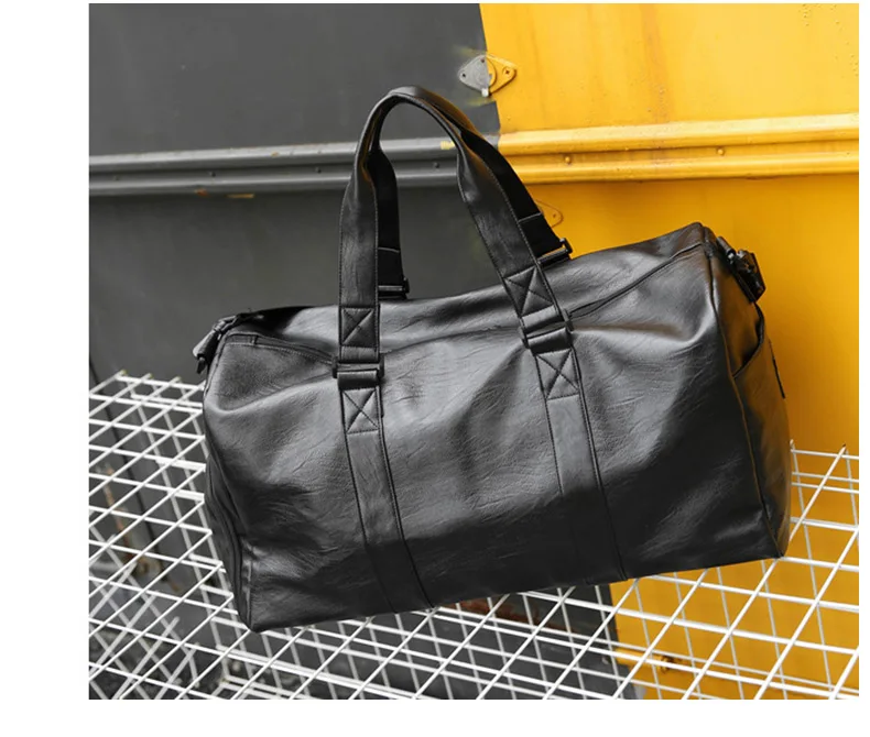 Мужская кожаная дорожная сумка, складная переносная обувь, сумки на плечо, сумка для багажа, большая вместительность, дорожная сумка, женская сумка для путешествий XA160ZC