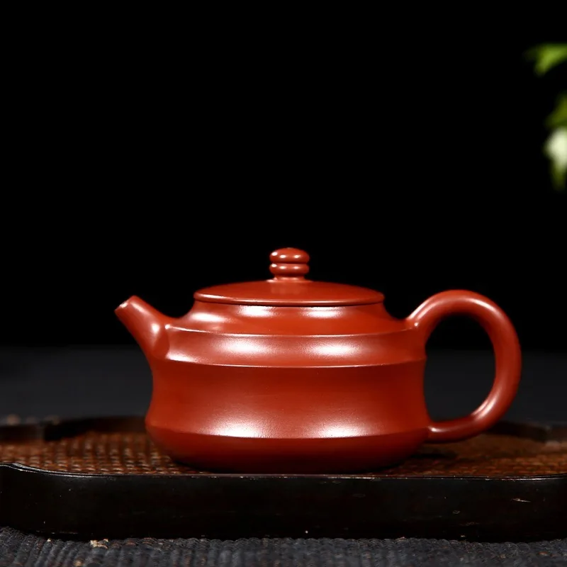 Yixing recommended authentic undressed ore dahongpao wheel pot 210 cc famous ChanFangChun all hand | Дом и сад