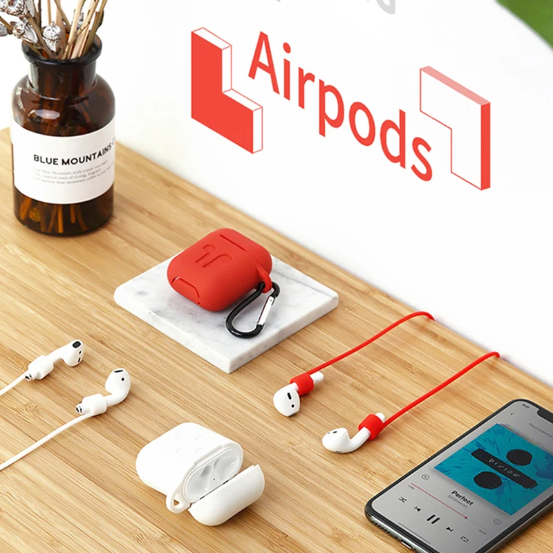 Защитные групповые чехлы для наушников Airpods 1 2 анти потеря линии