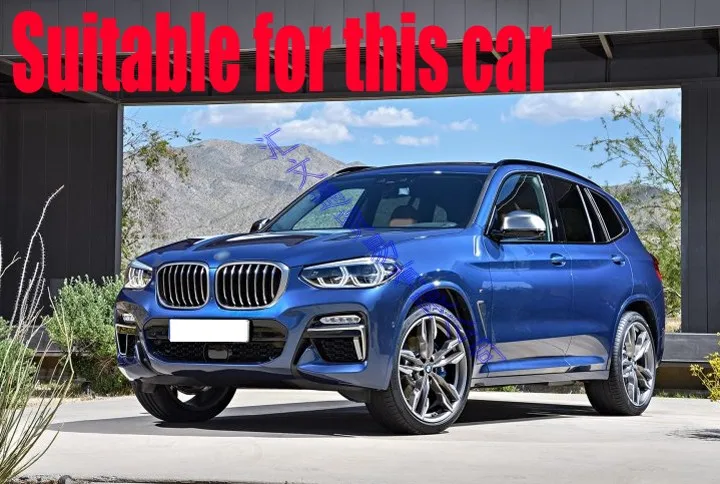 Для BMW X3 G01 2018 2019 ABS хромированный передний противотуманный светильник крышка