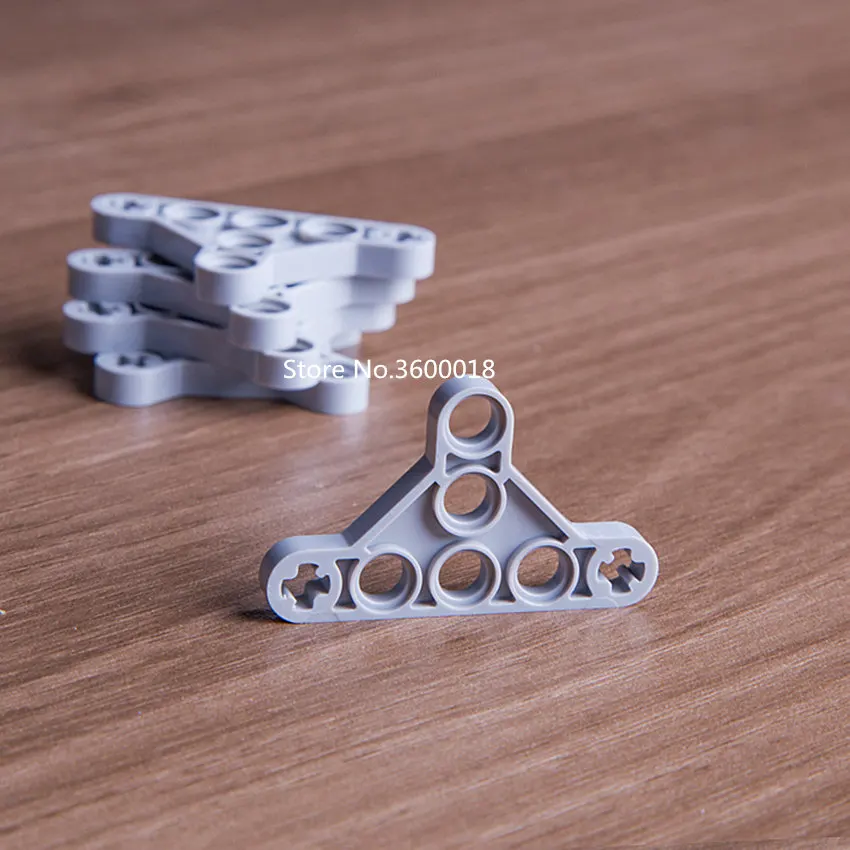

10pcs/lot Liftarm Decool Technic parts mechanical triangle connector Compatible LEGOs 2905/99773 MOC DIY block bricks parts set