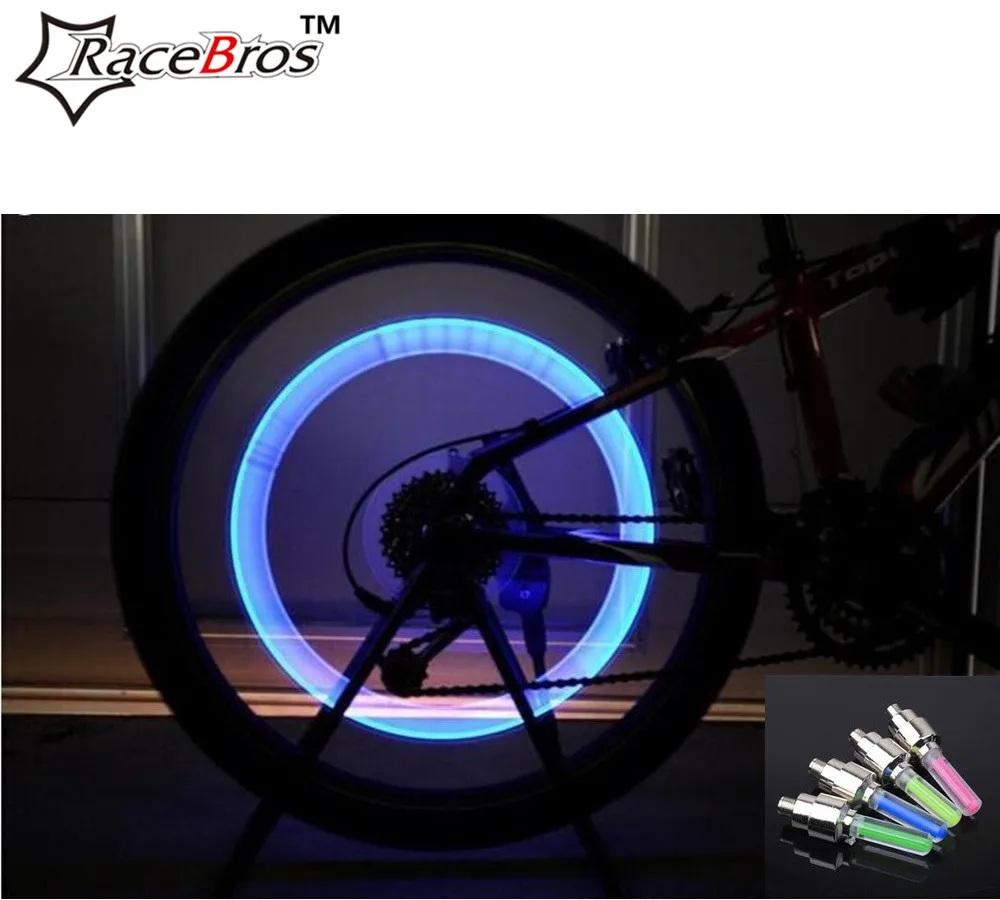2PCS Car Motorcycle Bike Bicycle Valve Light Tyre Wheel light cycling