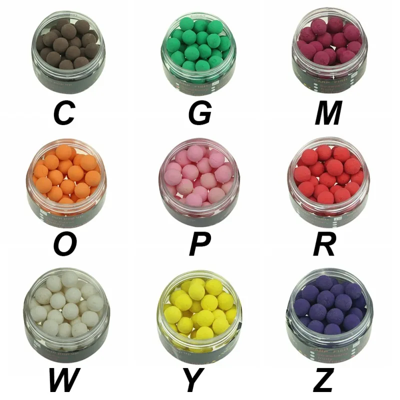 

40pcs/lot Smell Carp Fishing Bait Foam Pop-Up Soft Pellets Boilies Eggs Floating Ball Beads Feeder Artificial Carp Baits Lure Ha