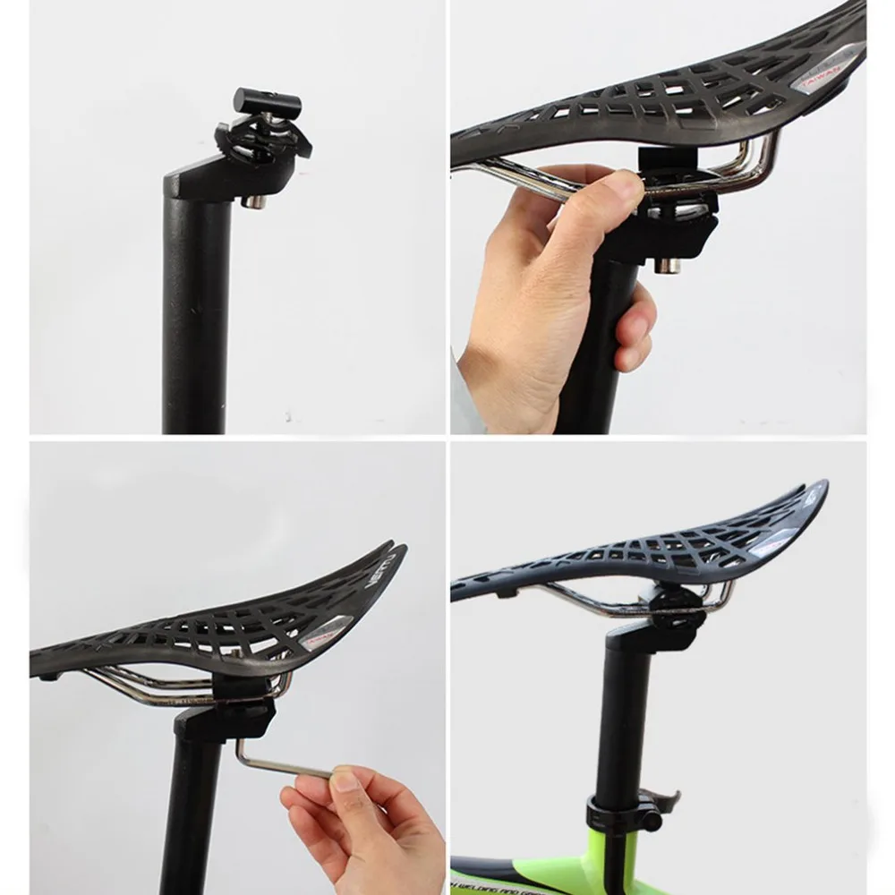 2018 جديد سبائك الألومنيوم دراجة seatpost MTB الطريق دراجة هوائية جبلية الأسود مقعد آخر مقعد أنبوب 27.2/28.6 */30.4 ** 300 مللي متر دراجة أجزاء