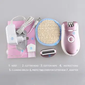 

Kemei 2 in 1 electric rechargeable woman epilator Bikini Trimmer beard shaver for body Face Care