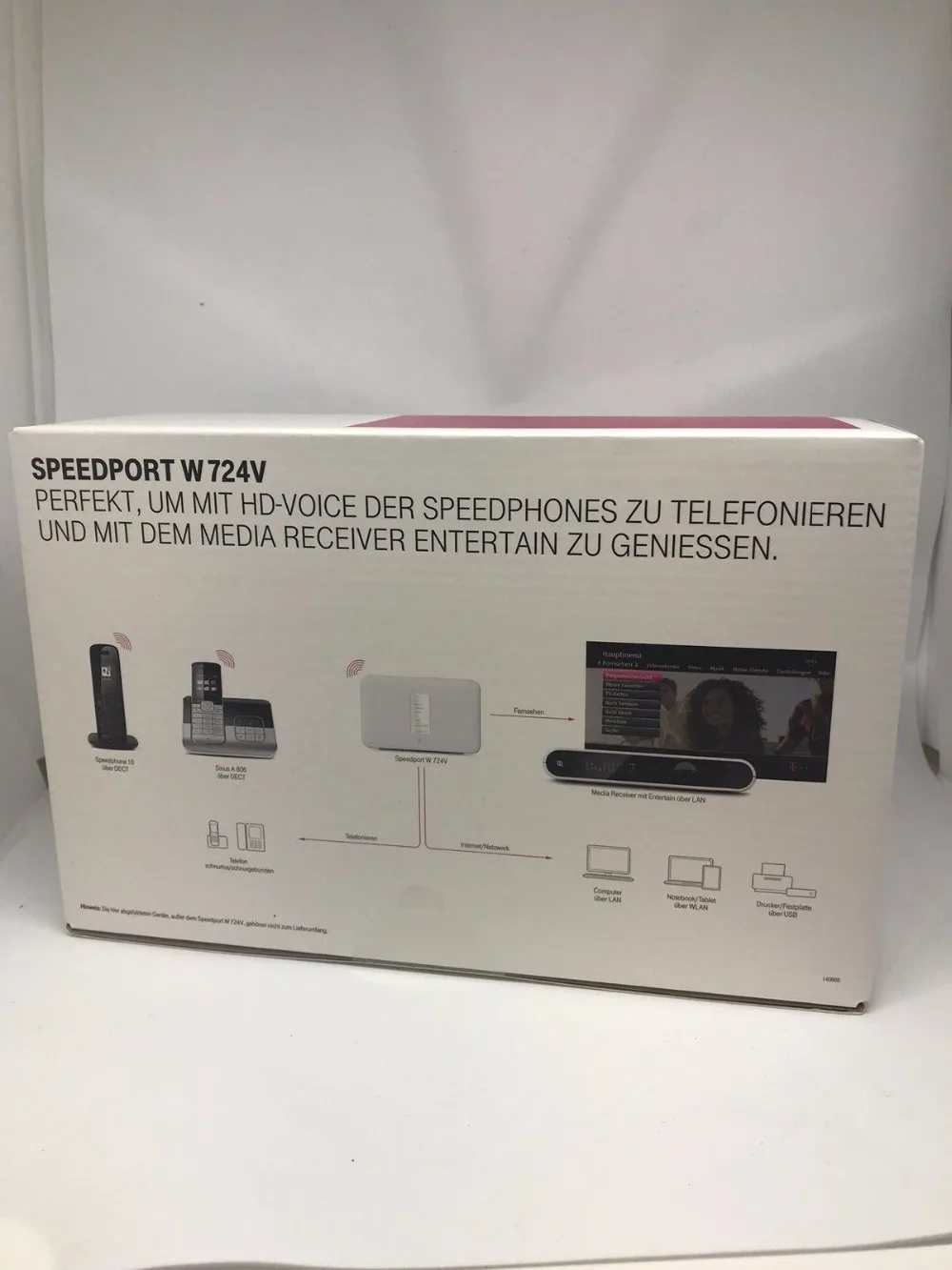 Huawei Speedport W724V ADSL ADSL2 +/VDSL2/DSL модем/маршрутизатор SIP VoIP DLNA + NAS 802.11b/g/n/AC домашний