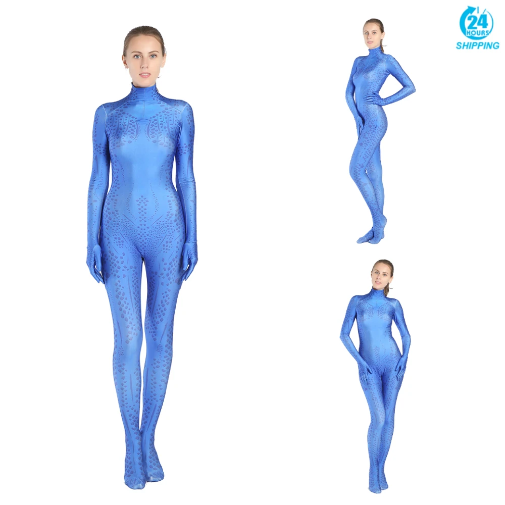 

3D printing Movie Women X-MEN Raven Darkholme Mystique Cosplay Costume Zentai Bodysuit Suit Jumpsuits holloween costumes