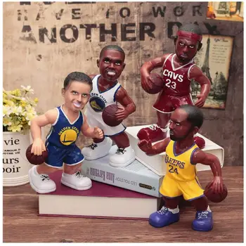 

Zakka cartoon characters crafts birthday gift idol basketball star Kobe James modern decor decoration big doll