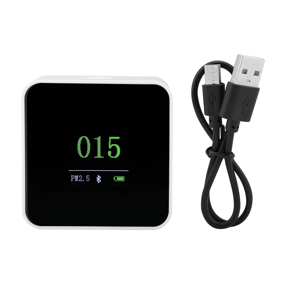 PM2.5 частиц детектор тестер качества воздуха монитор измеритель перезаряжаемый Air Quality детектор Газоанализаторы 550 mAh