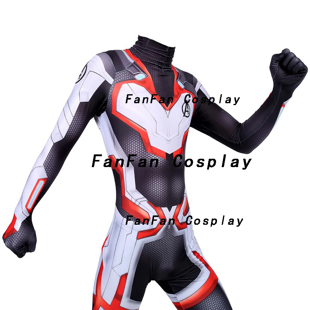 Newest Avengers 4 Cosplay Costumes Lycra 2019 Avengers Endgame film Quantum Realm Team Bodysuits Jumpsuits for Adult Kids