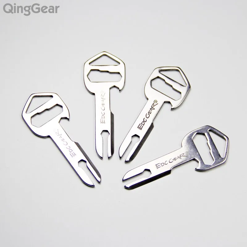 QingGear Mykey многоцелевой инструмент письмо открывалка для бутылок Поппер разделитель Съемник Овощечистка ключ для путешествий инструмент