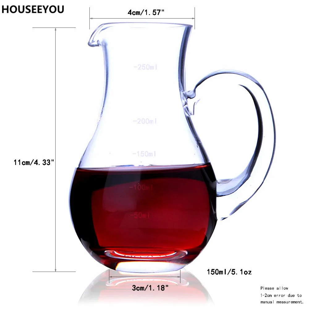 Много размеров, стеклянный мерный кувшин, винный графин, барная посуда, инструмент для аэрации сока, горшок, насадка, диспенсер для ликера, бар, посуда для напитков, набор