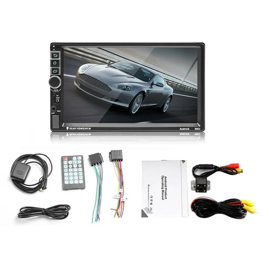 7 Inch 2 DIN Car Navigation Navi Bluetooth Wifi Gps 2 Doppel Din MP3/MP4/MP5 With Light Camera For Android 8.1 7 Inch 2 DIN Car Navigation Navi Bluetooth Wifi Gps 2 Doppel Din MP3/MP4/MP5 With Light Camera For Android 8.1
