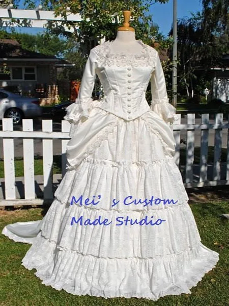 

Custom Made 18th century Victorian Bustle Christine's Wedding Gown from Phantom of the Opera/Holiday Dress/Ball Gown