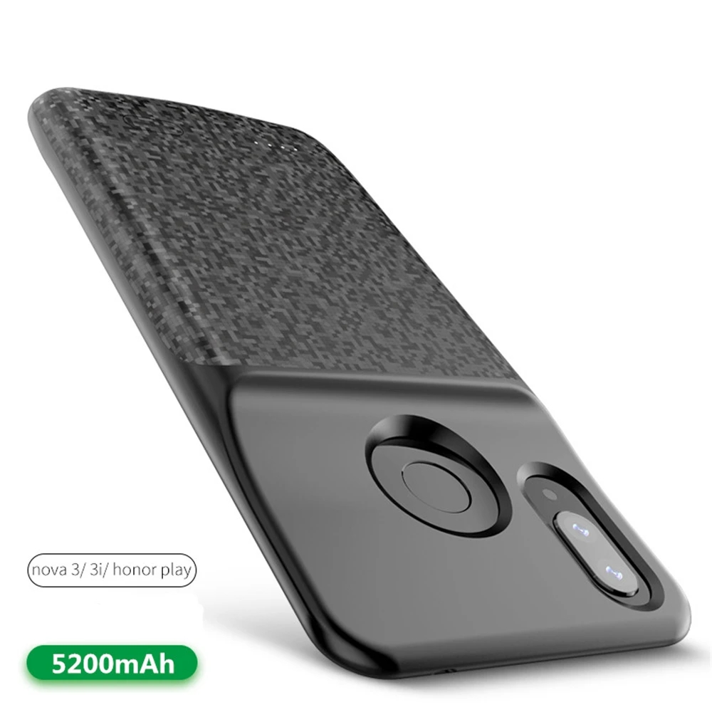 ZKFYS 5200 мАч зарядное устройство чехол для huawei Nova 3 3i ультра тонкий Быстрый зарядное устройство крышка батареи для huawei Honor Play батарея Чехол