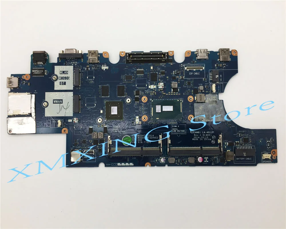 Fulcol для DELL Latitude E5550 Материнская плата ноутбука I7-5600U Процессор LA-A891P CN-0DWVYV 0 DWVYV протестированы работу