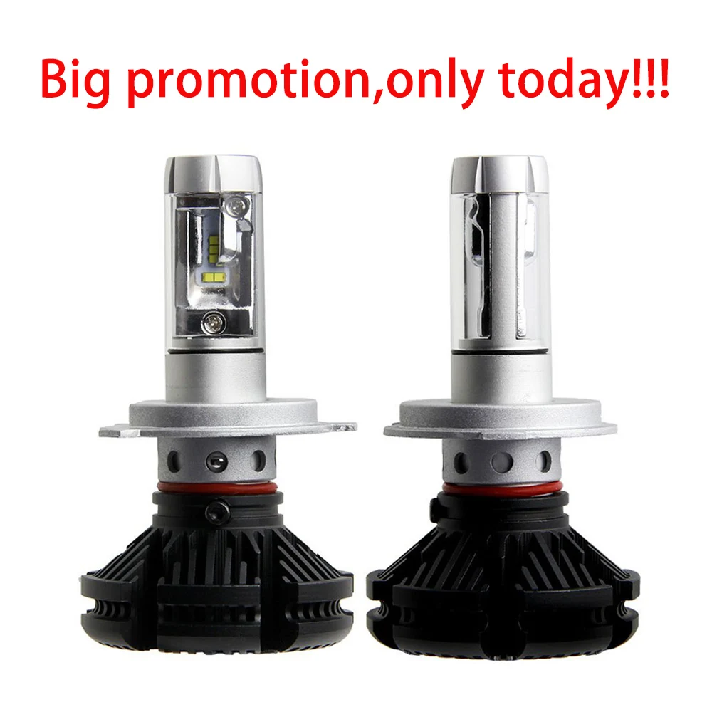 Goede HAMRVL X3 led koplamp 50 w 6000LM H4 H7 LED Auto Koplamp 3000 k 6500 k 8000 k ZES Chip H1 H11 9005 HB3 9006 HB4 LED mistlamp Auto