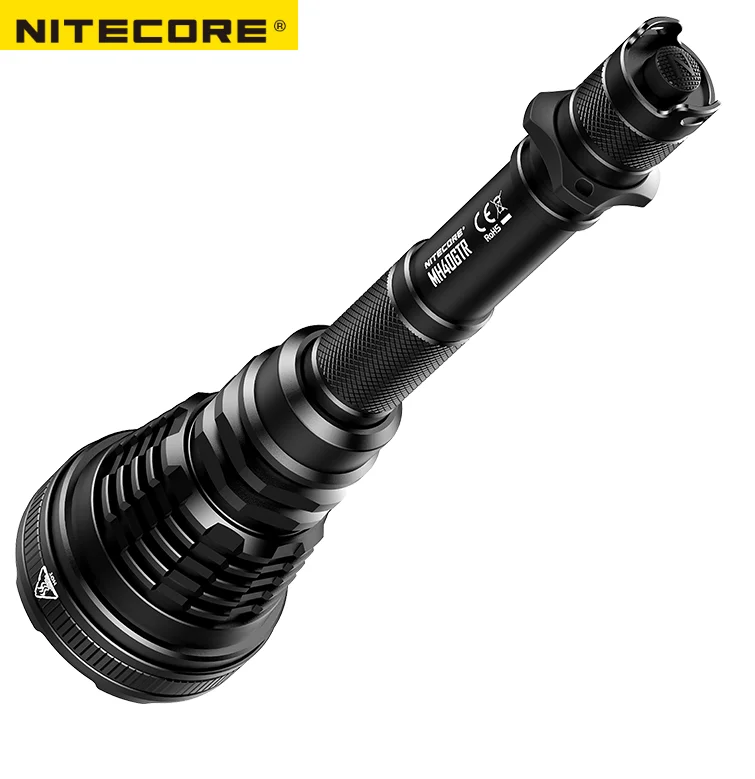 NITECORE MH40GTR CREE XP-L HI V3 светодиодный 1200 люмен Ультра дальность 1004 м охотничий поисковый фонарь Тактический перезаряжаемый фонарь