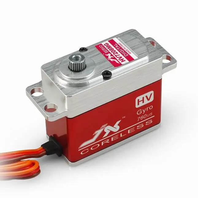 

PDI-HV7208MG 7KG High Precision Metal Gear Full CNC Aluminium Shell Structure digital high Digital Coreless Narrow band Servo