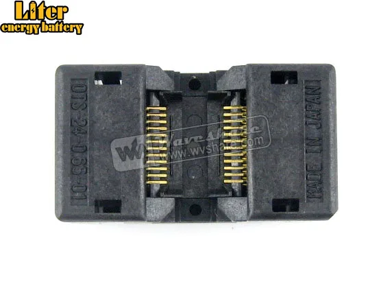 

SSOP24 TSSOP24 OTS-24-0.65-01 Enplas IC Test Burn-in Socket Programming Adapter 0.65mm Pitch 4.4mm Width