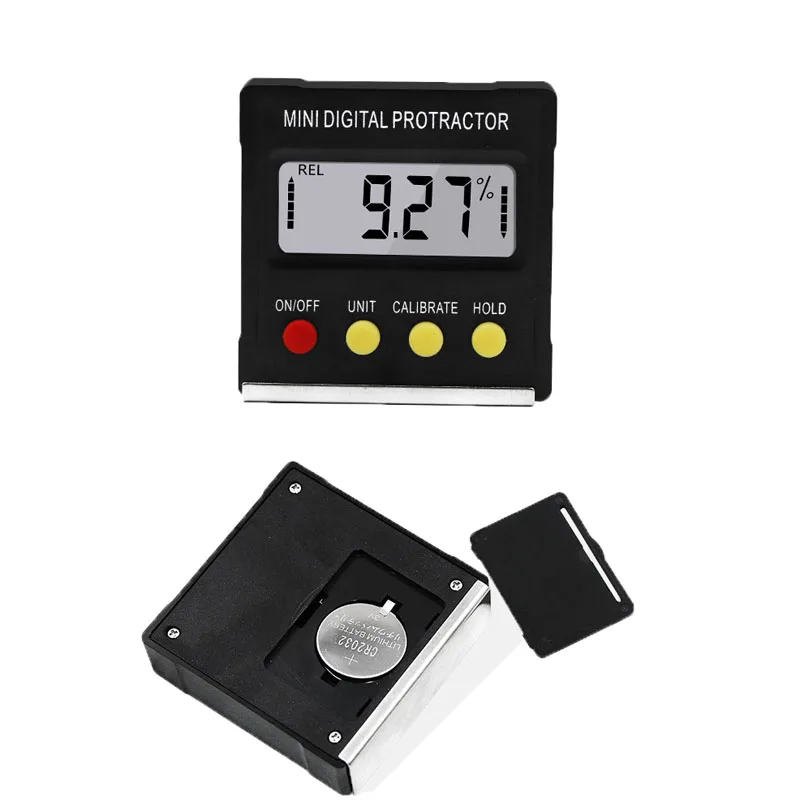 

360 Degree Mini Digital Protractor Inclinometer Electronic Level Box Magnetic Base Measuring Tools