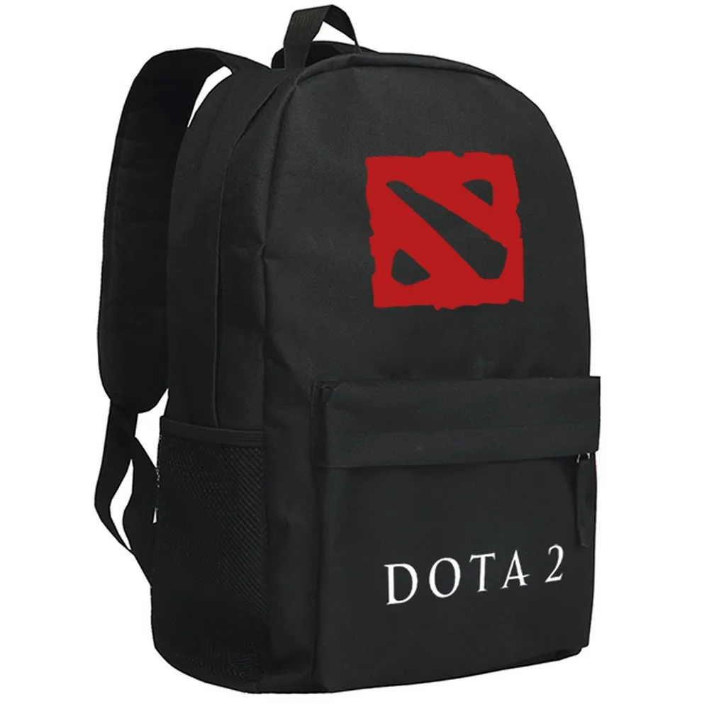 Style B MeanCat сети онлайн игры Dota 2 серии рюкзак тиснение письмо мальчики рюкзак для Dota Фанаты - Цвет: Style B
