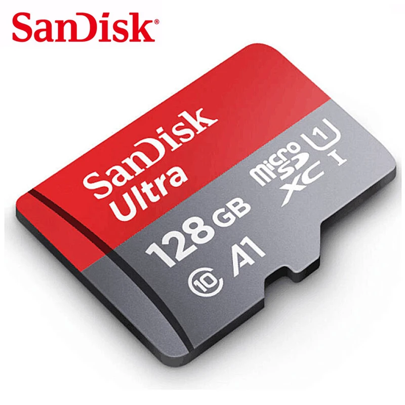 SanDisk MicroSD карты TF объемом 64 ГБ, карта 128 ГБ 256 ГБ SDXC 32 Гб оперативной памяти, 16 Гб встроенной памяти SDHC карты флэш-памяти UHS-I U1 C10 A1 cartao de memoria 100 МБ/с