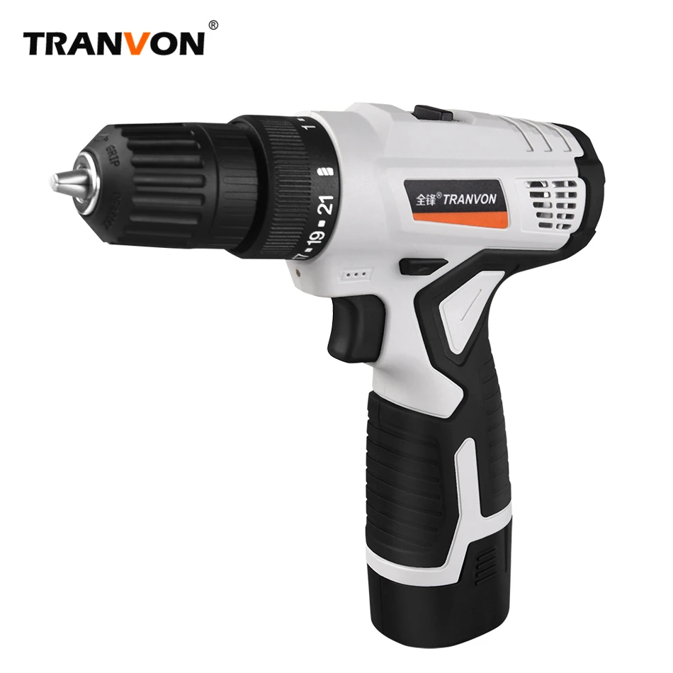 12V New Design Power Drill DIY Lithium Ion Battery Cordless Electric