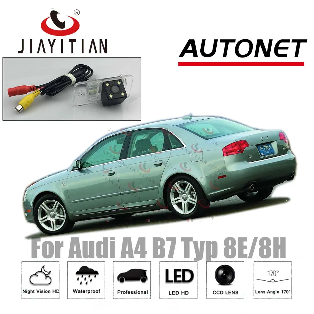 JIAYITIAN заднего вида Камера для Audi A4 B7 Typ 8E/8ч 2004~ 2008 CCD Ночное видение использования парковочной Камера номерной знак Камера