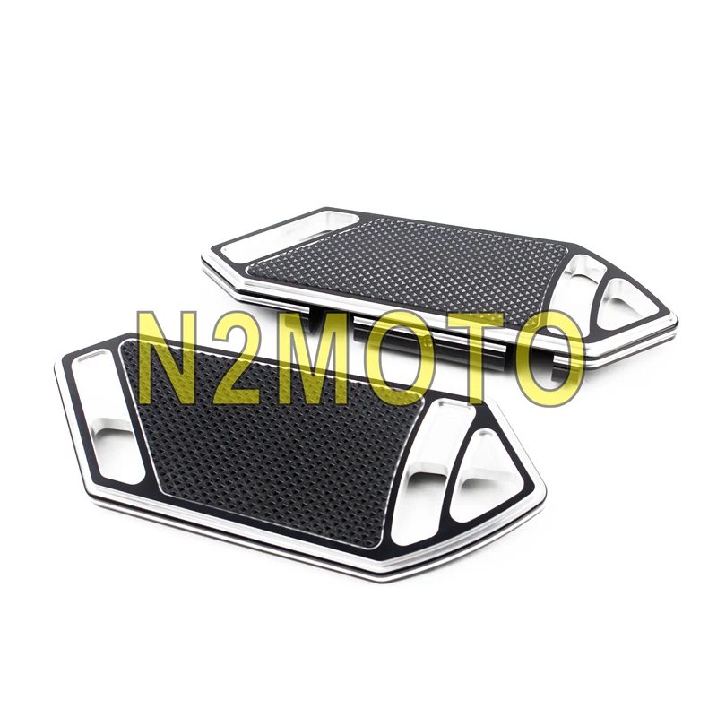 Мотоцикл Пассажирские подножки драйвер подножка пол доски для Harley Touring Softail 1984- заготовка Алюминиевые Подножки доски