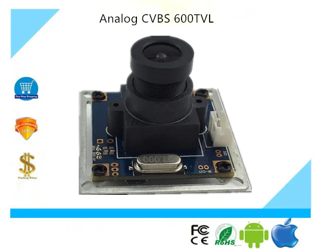 

Analog 600TVL Camera Module Board Infrared Filter M12 Lens 38*38mm DC 12V CCTV Security Survillance