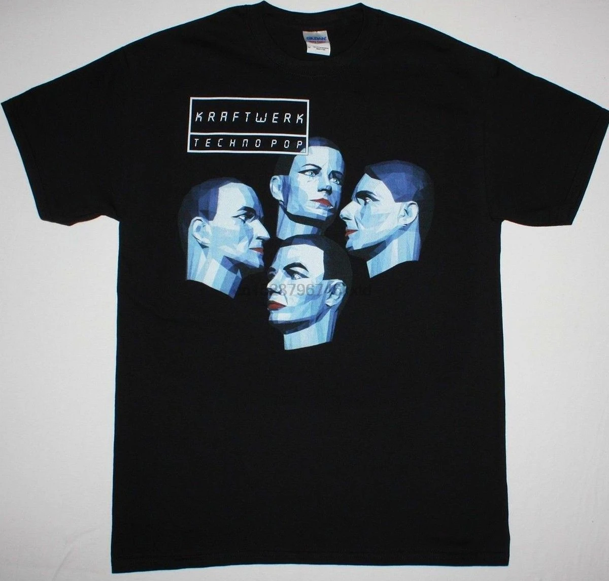 

KRAFTWERK TECHNO POP ELECTRIC CAFE ELECTRONIC ORGANISATION NEW BLACK T-SHIRT Print T Shirt Men Summer Top Tee