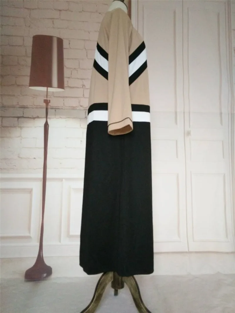 2017, Новая мода мусульманских взрослых кардиган джилбаб абайя исламский платье мусульманское Арабская Турецкая Amira Дубай платья