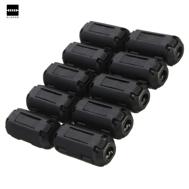 Cheap Brand New High Quality 10Pcs Black Cable Wire Clamp Clip RFI EMI EMC Noise Filters Ferrite Core Case 3 x 1.6cm/ 1.18 x 0.6" Cheap Brand New High Quality 10Pcs Black Cable Wire Clamp Clip RFI EMI EMC Noise Filters Ferrite Core Case 3 x 1.6cm/ 1.18 x 0.6"