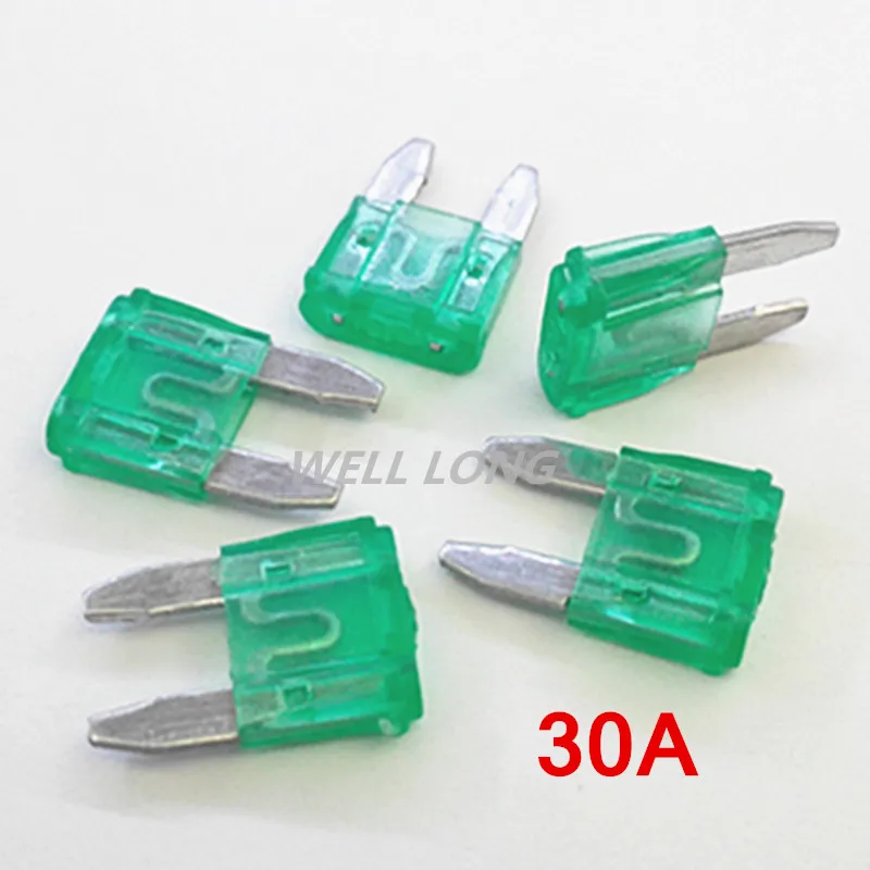 (100 pcs/lot)30A Car Vehicle Auto Mini blade ATO Fuse, 30 Amp