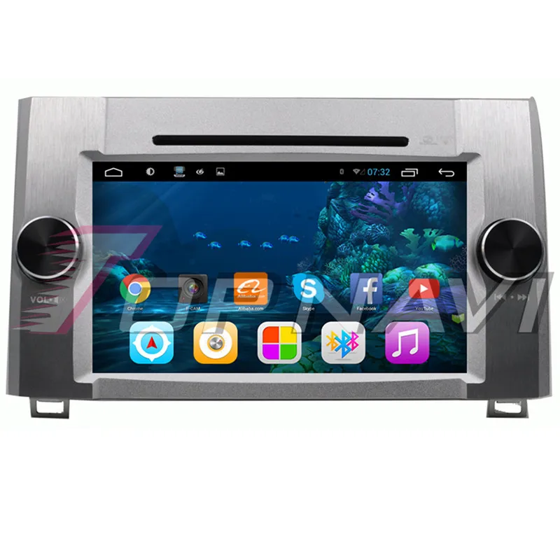 Topnavi Android 7,1 Автомобильная dvd-навигационная система для Toyota Tundra-Авторадио Мультимедиа Аудио плеер Радио Стерео Восьмиядерный 2Din