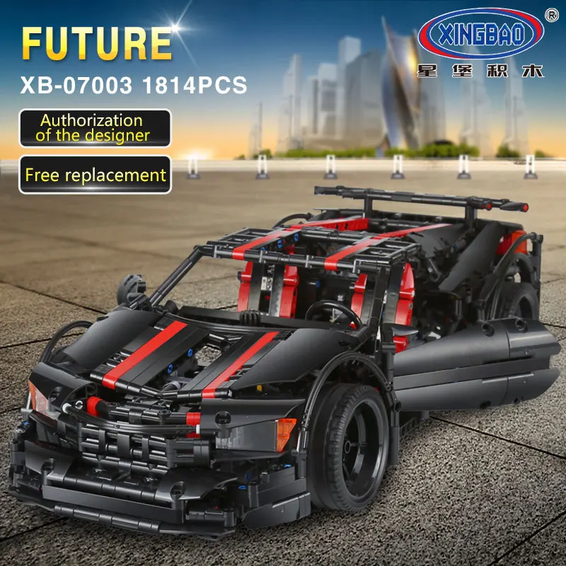

DHL 07001 Creative MOC Legoings Technic the Race Car 07003 set children Educational Building Blocks Bricks 42056 Model Toys