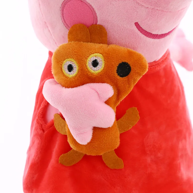 Свинка Пеппа Семья Джордж папа мама 25 см Pelucia Мягкая кукла плюшевые игрушки для детей Подарки