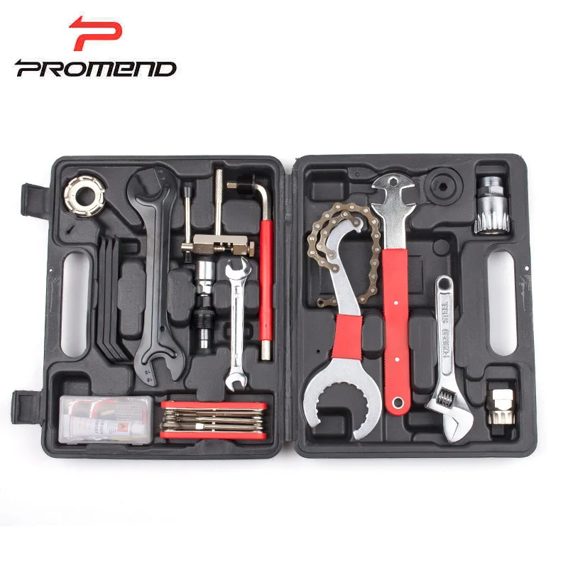PROMEND MTB Bike Bicycle Repair Tools 16 in 1 Multifunctional Tool Set
