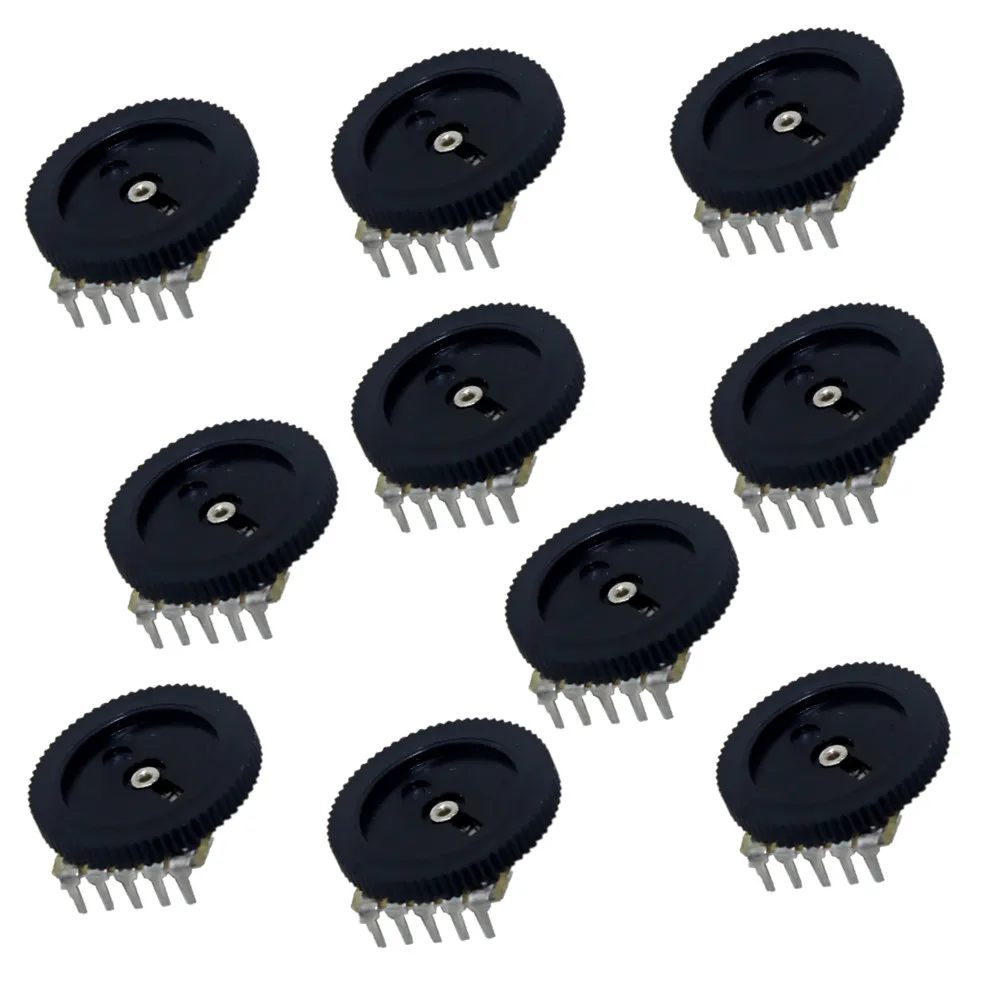 Double Dial Taper Volume Wheel Duplex Volume Switch Potentiometer Gear