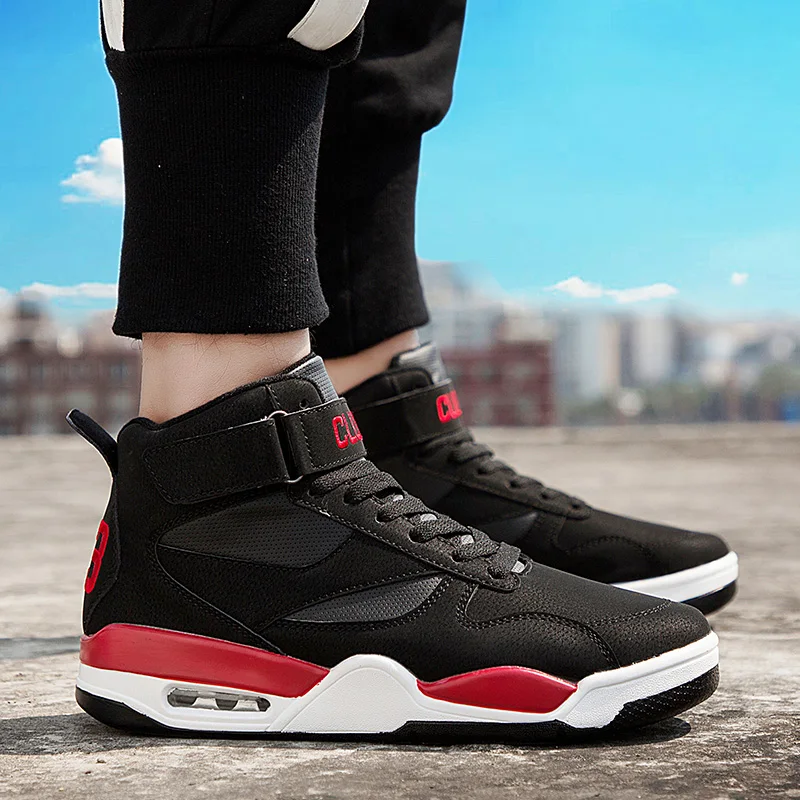 Brand Air Men Basketball Shoes High Top Superstar Sneakers Black Outdoor Male Sport Shoes Rubber Boys Men Trainer Shoes Basket Brand Air Men Basketball Shoes High Top Superstar Sneakers Black Outdoor Male Sport Shoes Rubber Boys Men Trainer Shoes Basket