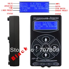 Один Pro BLK урагана цифровой DUAL Источники питания для татуажа L/s педаль Talon Клип шнур