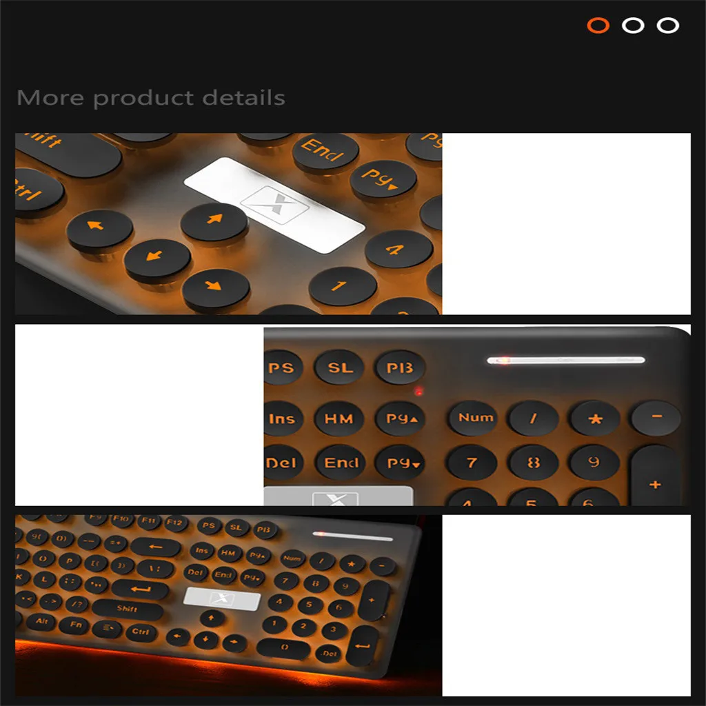 Gaming keyboard mouse combo