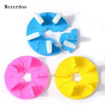 Online Abnehmbare Lotus Sitz Training Rahmen DIY Nail Art Polnischen Gel UV Falsche Spitze Display Praxis Ständer Halter Salon Tisch Maniküre Werkzeug