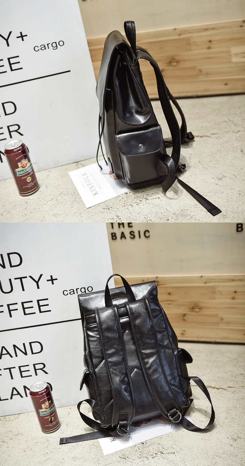 FEIDIKABOLO, известный бренд, черные сумки для мальчиков, кожаный школьный рюкзак, сумка для колледжа, простой дизайн, мужские повседневные Рюкзаки, Mochila, мужской рюкзак
