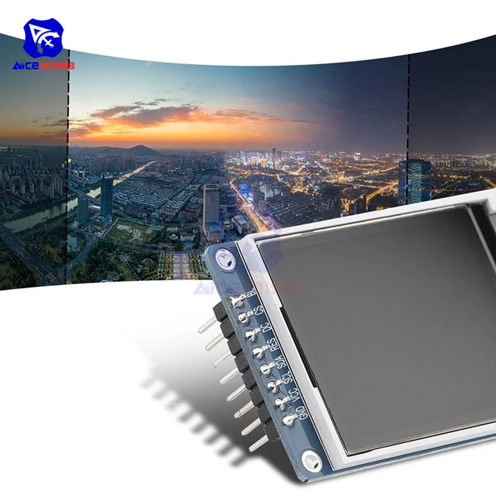 1,8 дюймов 8Pin 128*160 RGB TFT ЖК-экран дисплей модуль SPI интерфейс ST7735 IC драйвер для Andruio STM32 C51 3,3 В ЖК-дисплей