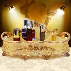 Роскошный желтый косметический держатель губной помады Смола инструменты для макияжа коробка для хранения модный подарок для рабочего