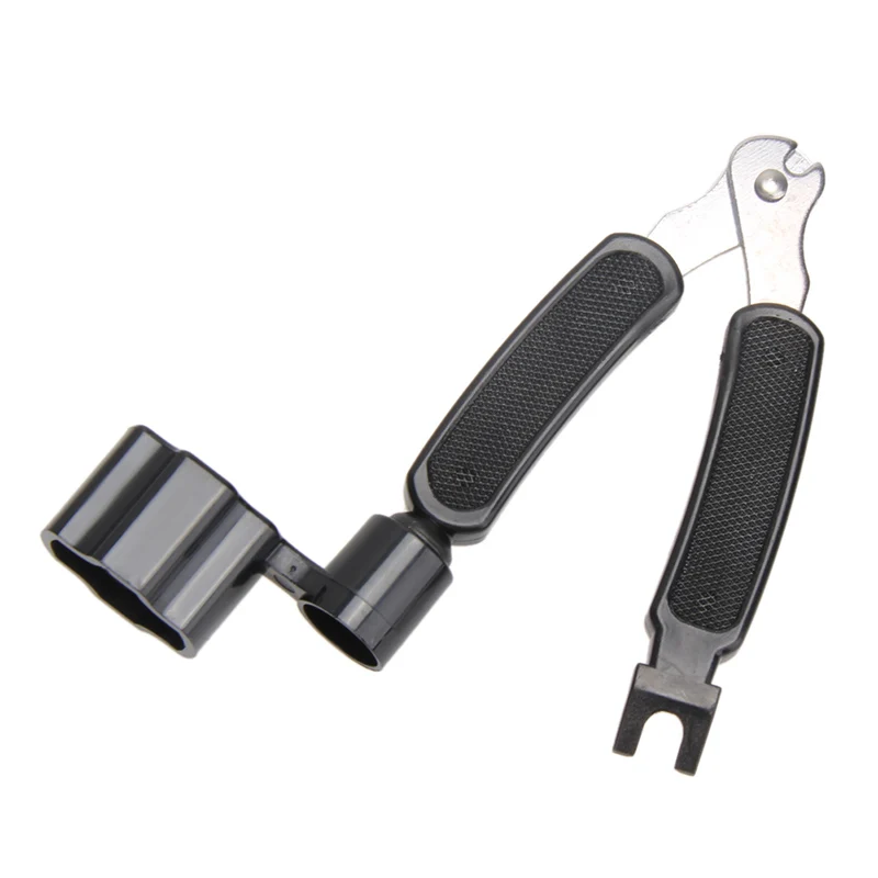 

2 PCS of (Integrated Bridge Pin Puller for Acoustic Instruments Pro Winder String Winder & Cutter Guitar Banjo Mandolin Tool)