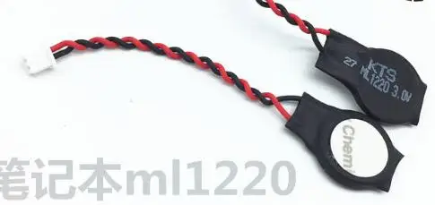 20 шт. KTS ML1220 ноутбук резервная память аккумулятор ml1220 с кабельной вилкой компьютерная батарейка для материнской платы