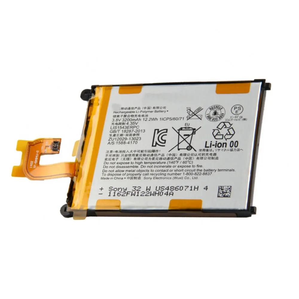 Высокое качество Замена батареи Аутентичные 3200mAh LIS1543ERPC для Sony Xperia Z2 L50T D6502 D6503 L50